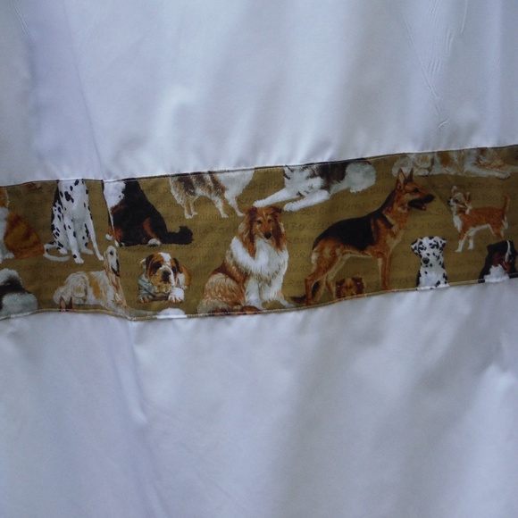 Dogs on My Back Short Sleeve 2X Blouse or Coverup - Picture 4 of 5